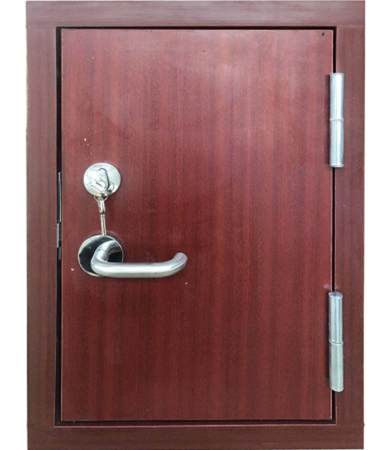 木质防火门沙比利色